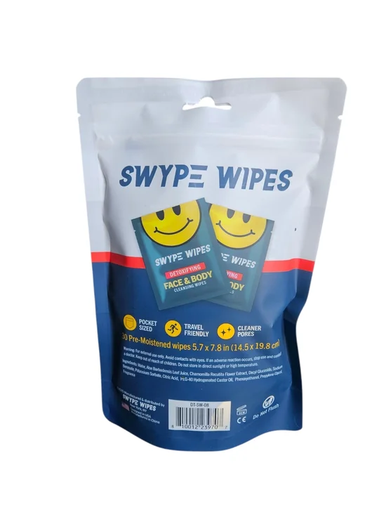 Swype Wipes Detoxifying Face & Body Cleansing Wipes - 30ct - Picture 2 of 2